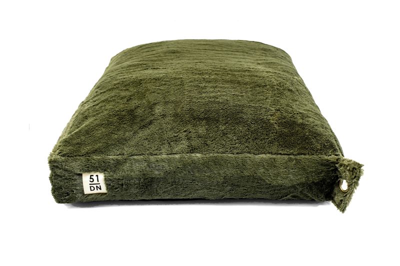 Supersoft Kuschel-Hundeboxkissen - M - Dunkelgrün