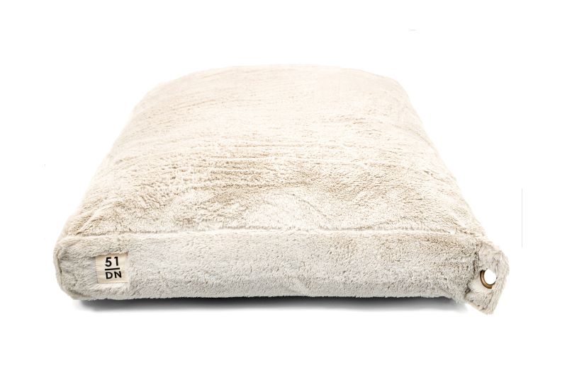 Supersoft Kuschel-Hundeboxkissen - M - Hellgrau