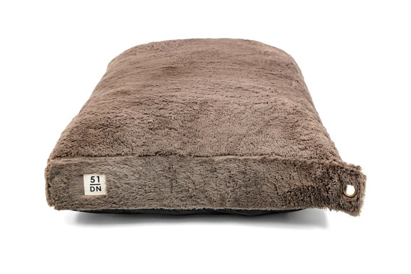 Supersoft Kuschel-Hundeboxkissen - M - Dunkelbraun